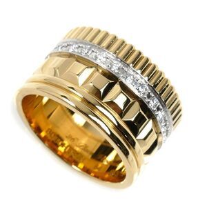 Boucheron Quatre Radiant Full Pave Au750 Yellow Gold Au750 White Gold Diamond